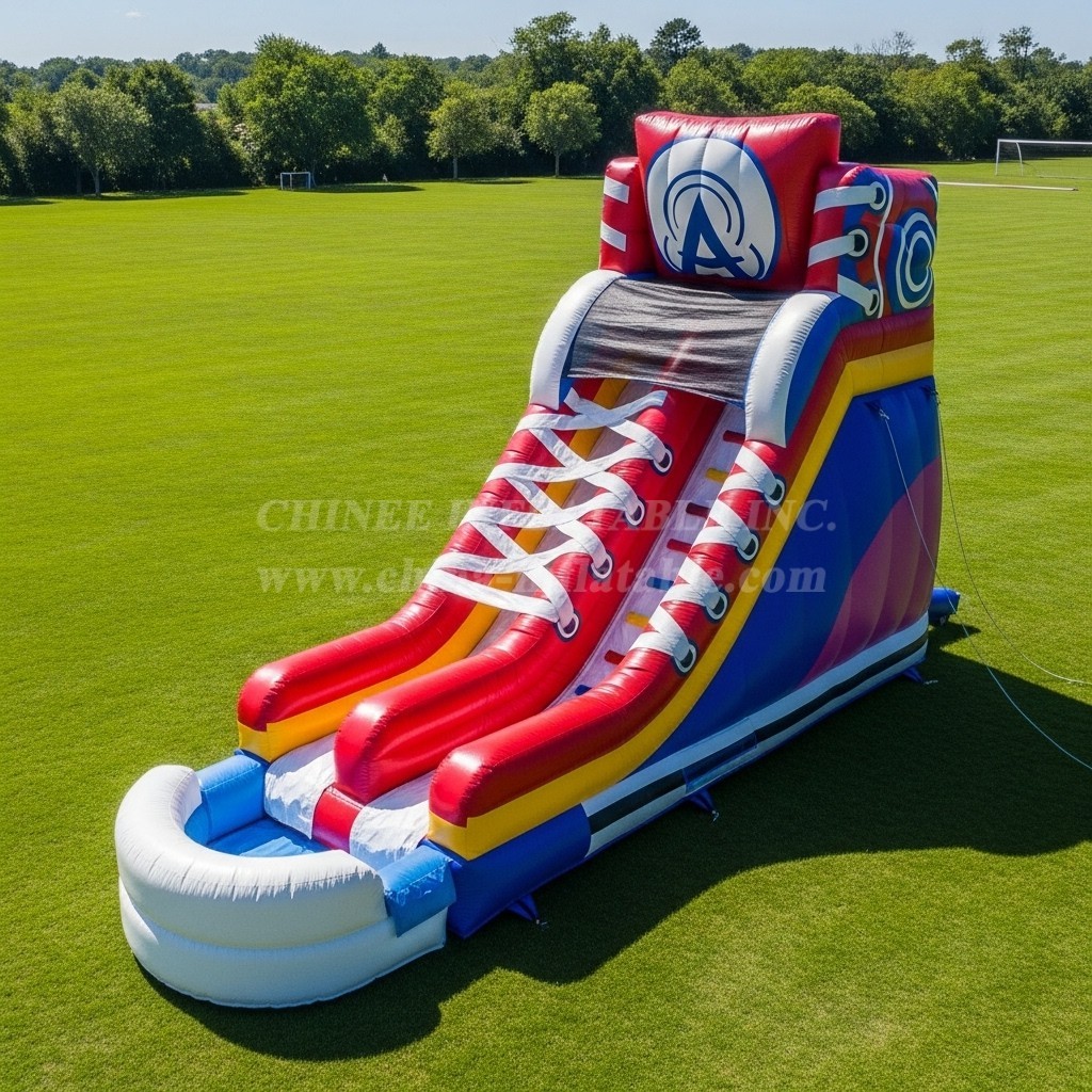 T8-5814 Sneakers Theme Inflatable Water Slide