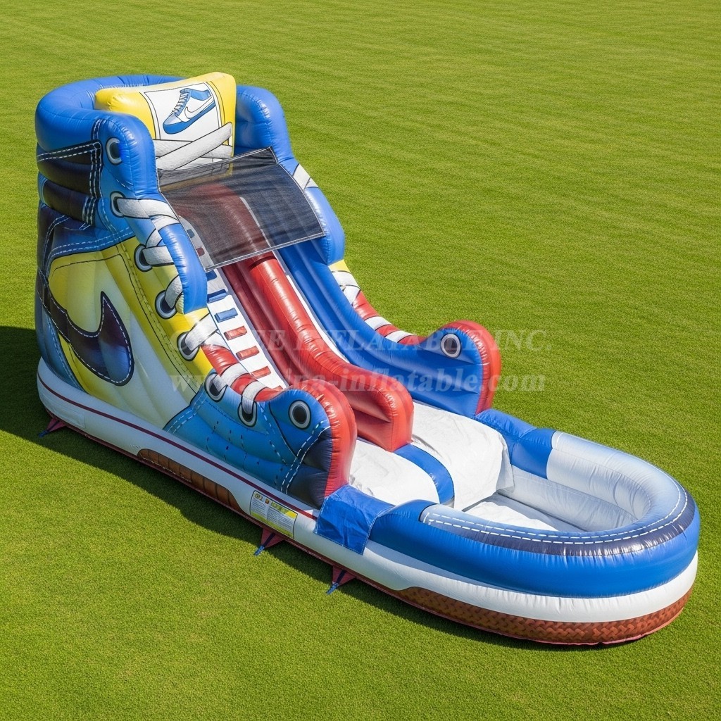 T8-5815 Sneakers Theme Inflatable Water Slide