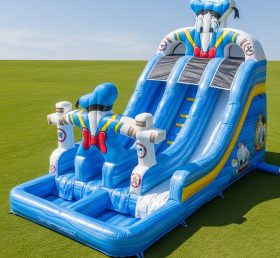 T8-7212 Donald Duck Theme Inflatable Water Slide