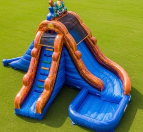 T8-7226 Dragon Ball Theme Inflatable Water Slide