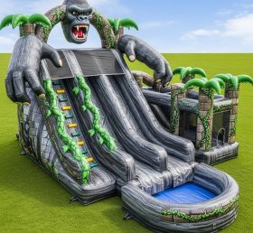 T8-7275 King Kong Theme Inflatable Water Slide