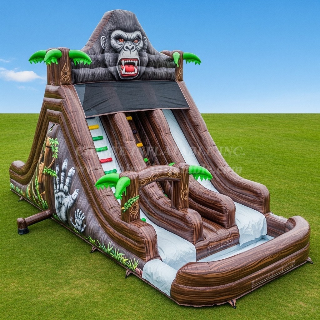 T8-7276 King Kong Theme Inflatable Water Slide
