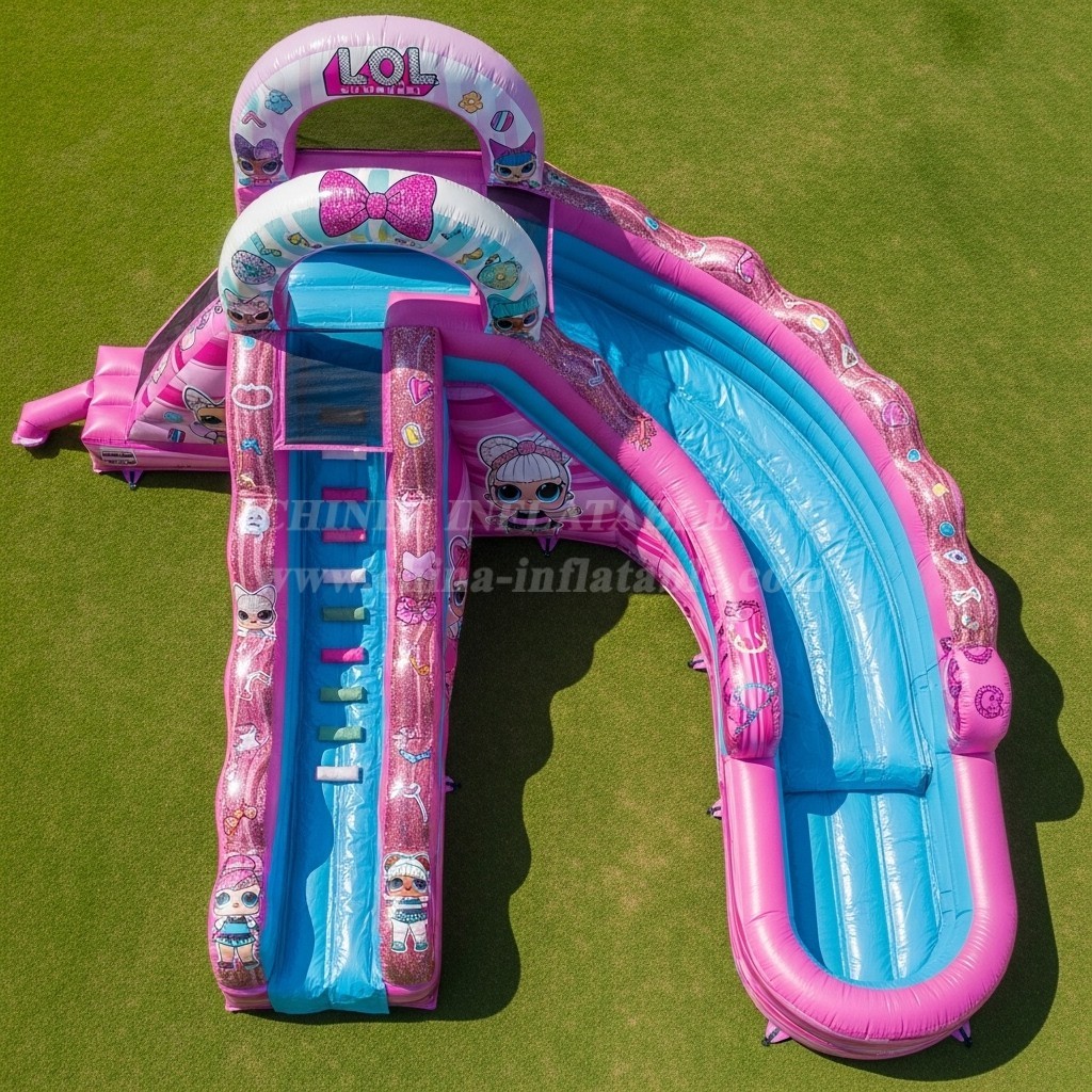 T8-7299 L.O.L.SURPRISE Theme Inflatable Water Slide