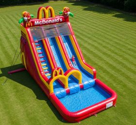 T8-7315 McDonald Theme Inflatable Water Slide