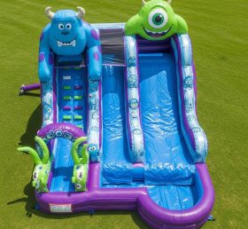 T8-7345 Monsters Inc Theme Inflatable Water Slide