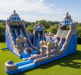 T8-7363 Nella Knight Theme Inflatable Water Slide