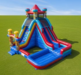 T8-7427 Roblox Theme Inflatable Water Slide