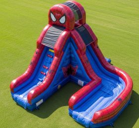 T8-7476 Spider-Man Theme Inflatable Water Slide