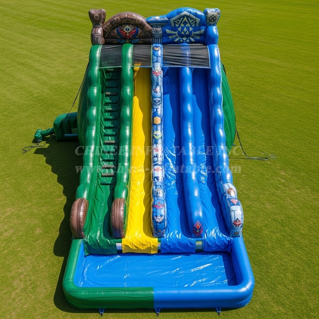 T8-7537 The Legend of Zelda Theme Inflatable Water Slide