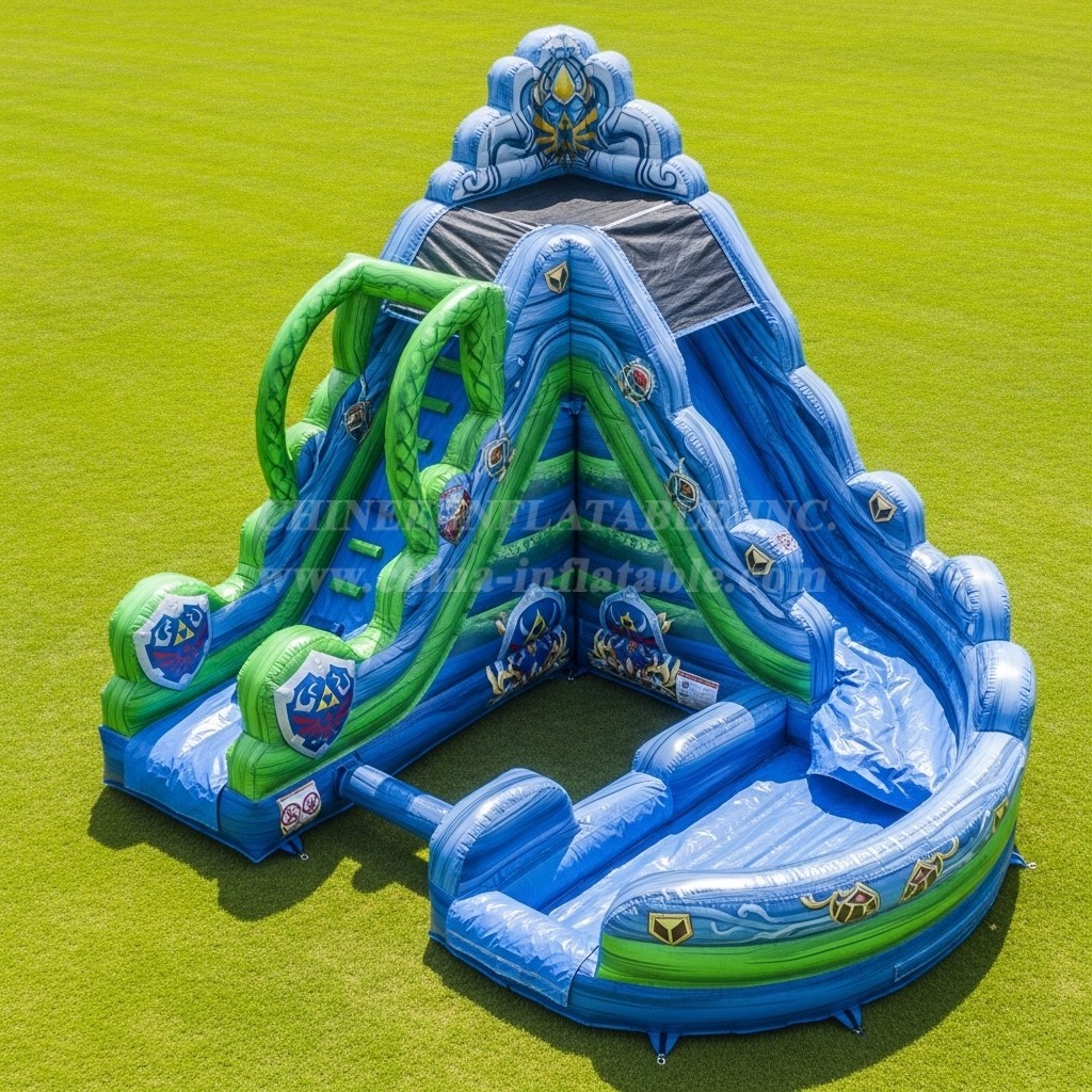 T8-7538 The Legend of Zelda Theme Inflatable Water Slide