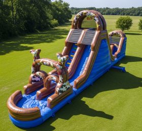 T8-7589 Toy Story Theme Inflatable Water Slide