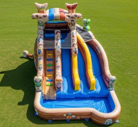 T8-7590 Toy Story Theme Inflatable Water Slide