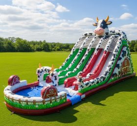 T8-7647 Cow Theme Giant Slide