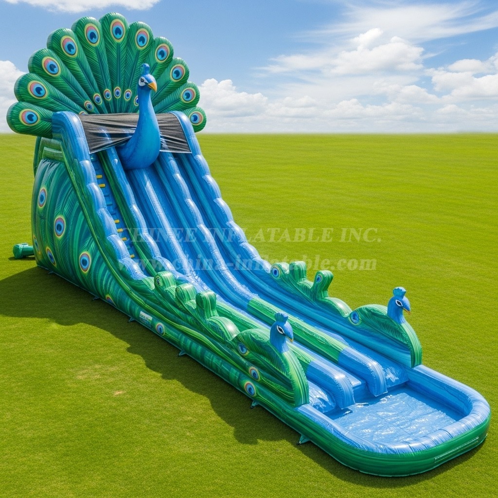 T8-7700 Peacock Theme Giant Slide