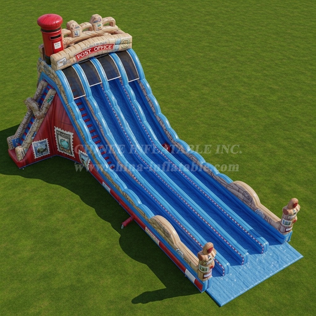 T8-7708 Post Office Theme Giant Slide