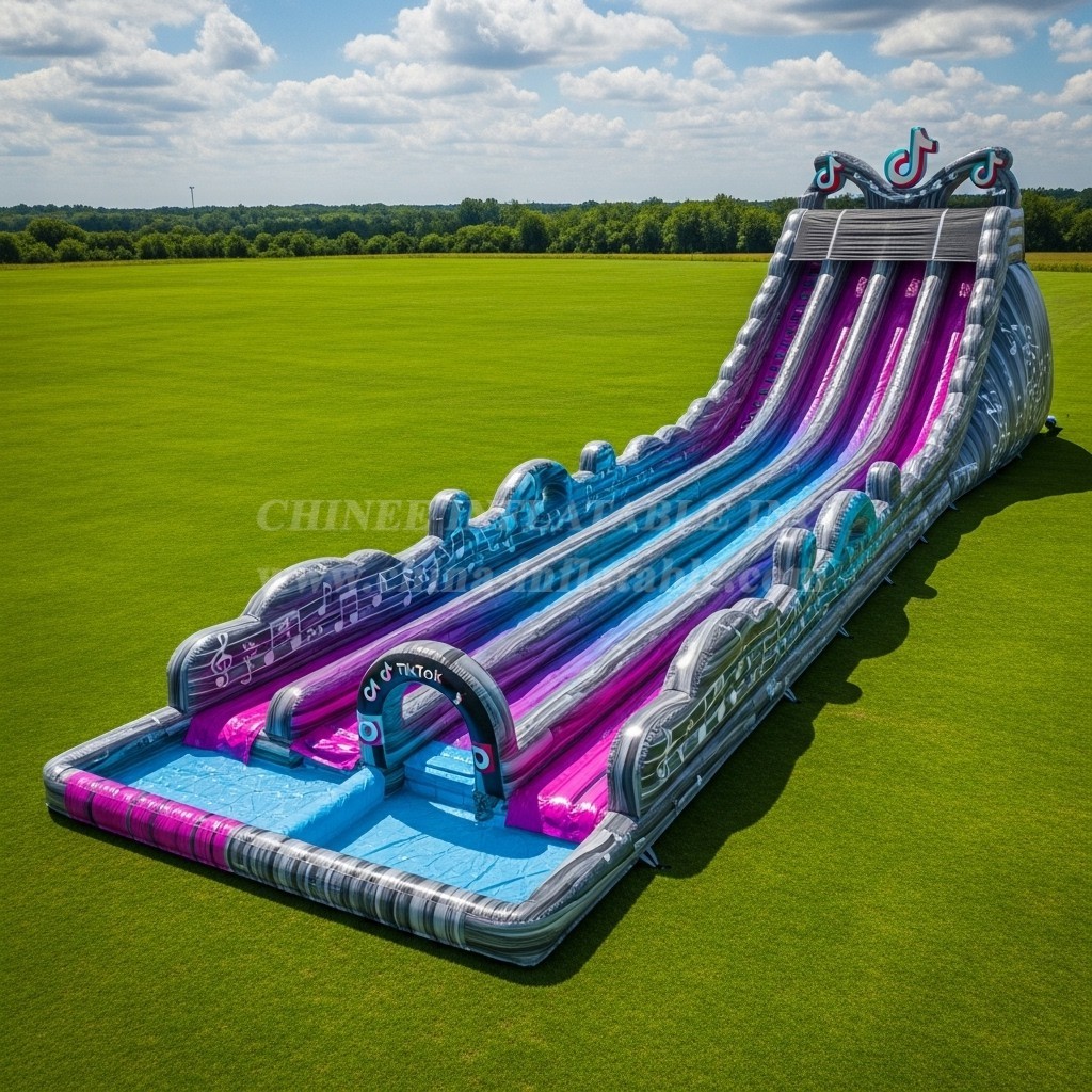 T8-7722 TikTok Theme Giant Slide
