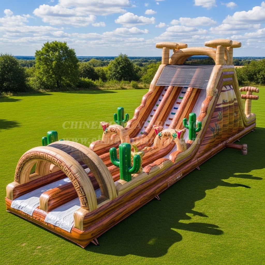 T8-7748 Desert Theme Inflatable Slide