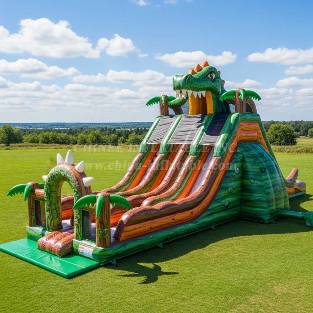 T8-7750 Dinosaur Theme Inflatable Slide