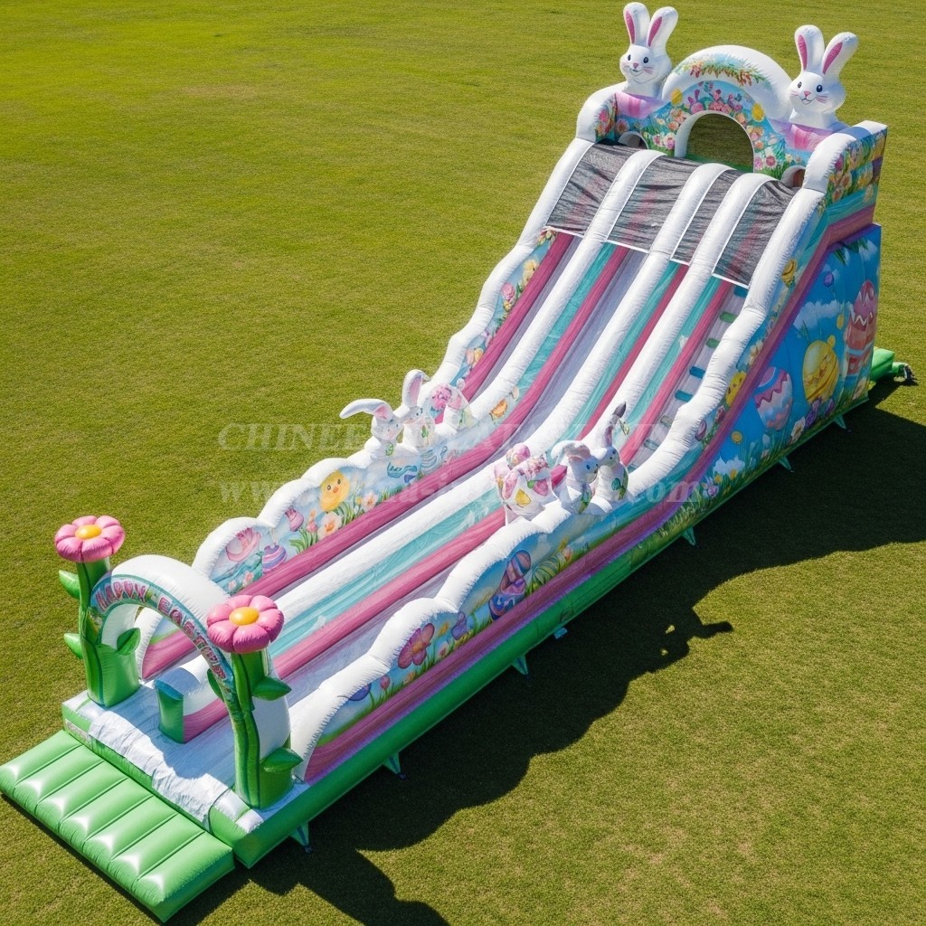 T8-7757 Easter Theme Inflatable Slide