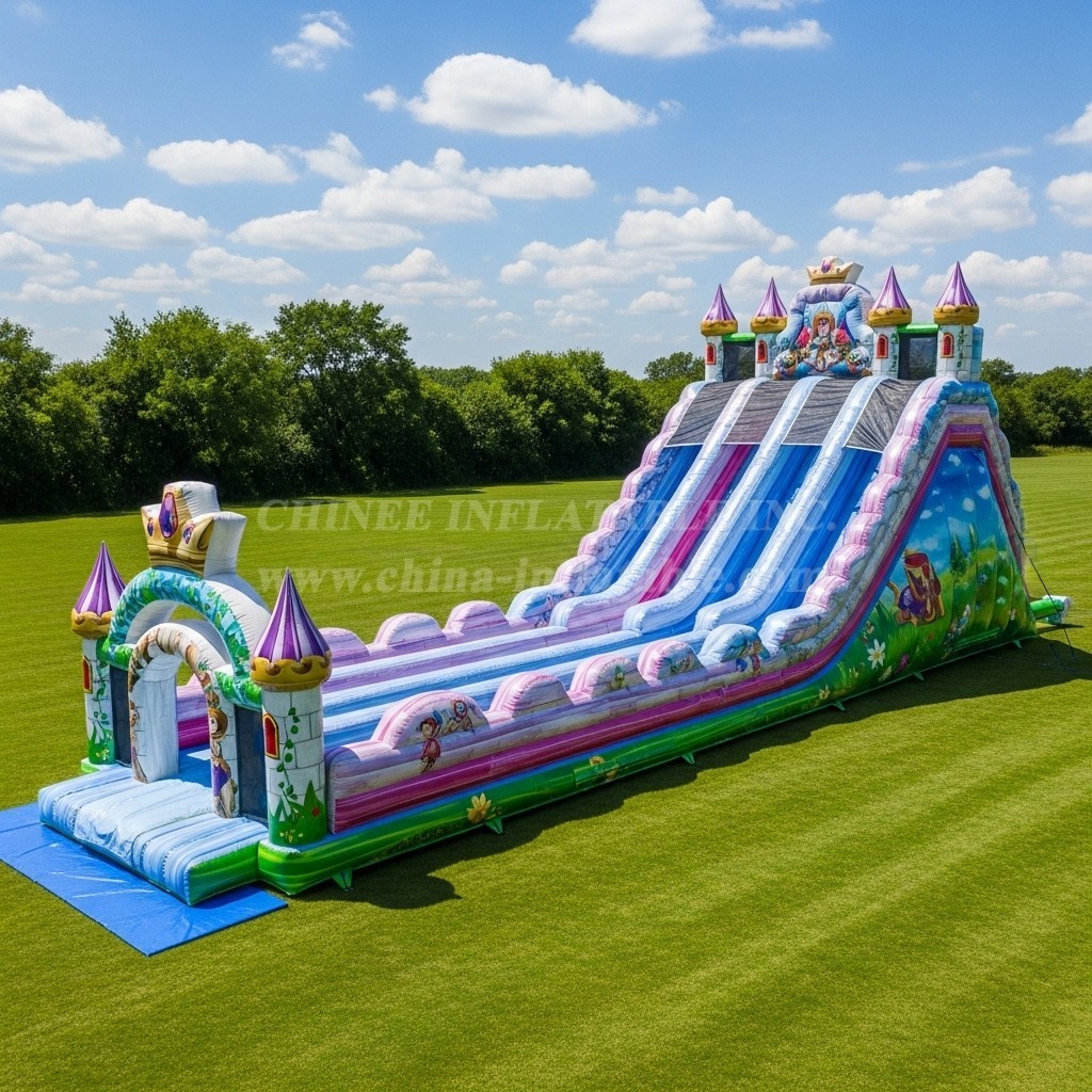T8-7762 Fairy Tale Theme Inflatable Slide
