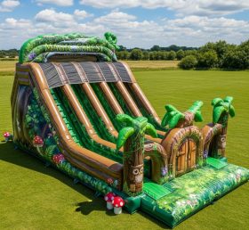 T8-7785 Magic Forest Theme Inflatable Slide
