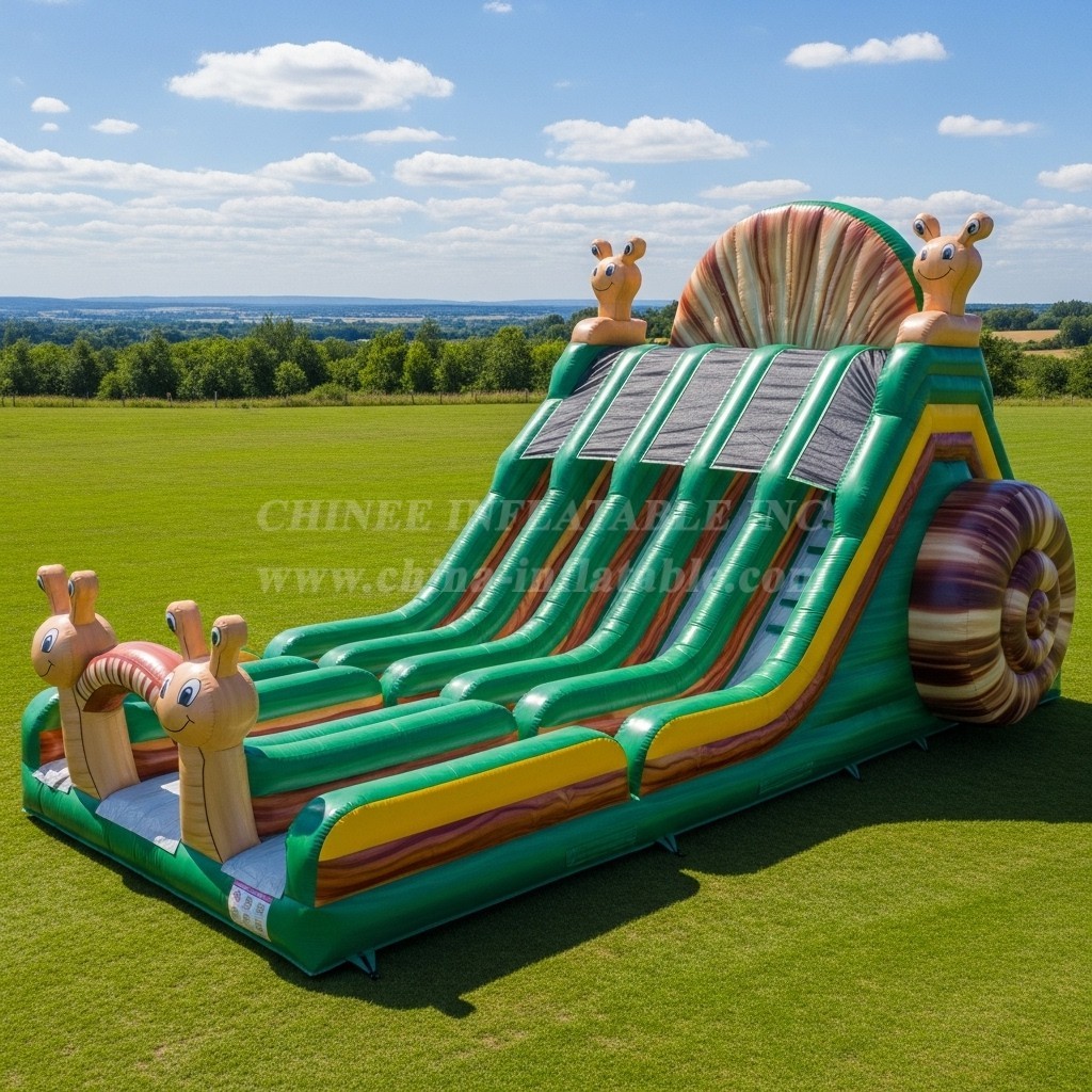 T8-7818 Snail Theme Inflatable Slide