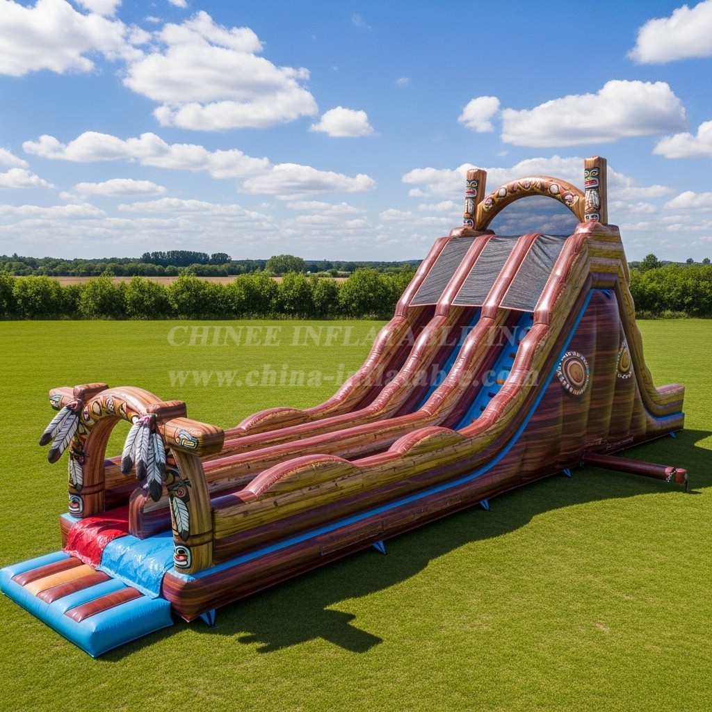 T8-7831 American Indian Theme Giant Slide
