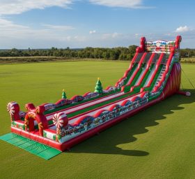 T8-7839 Christmas Theme Giant Slide