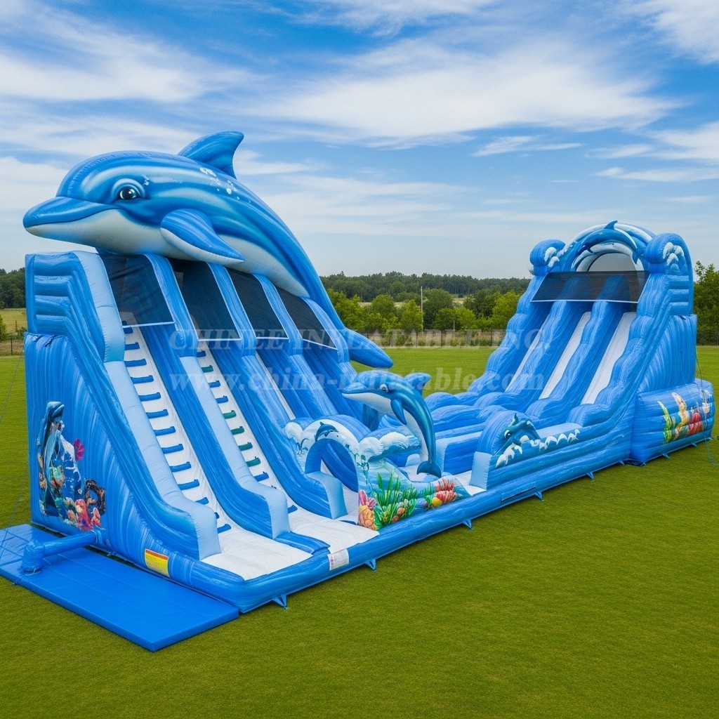 T8-7844 Dolphin Theme Giant Slide