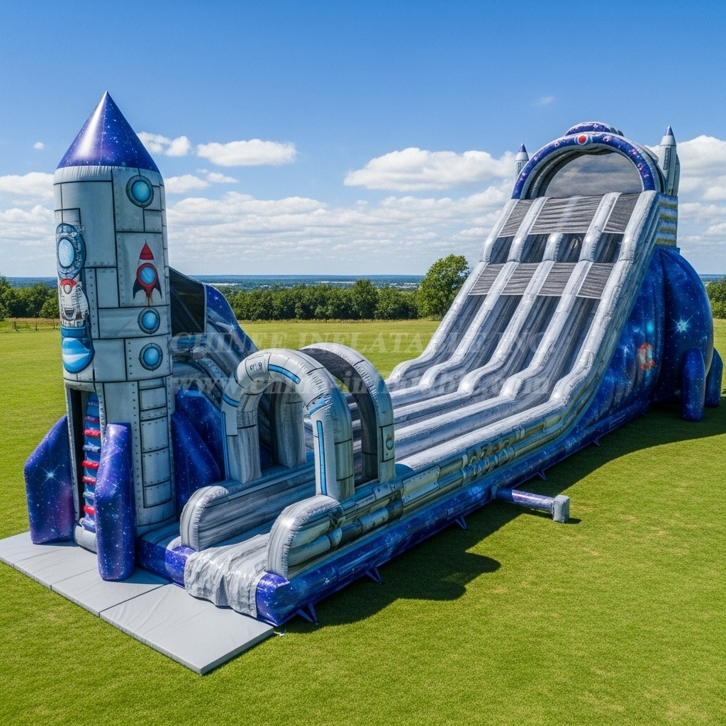 T8-7867 Rocket Theme Giant Slide