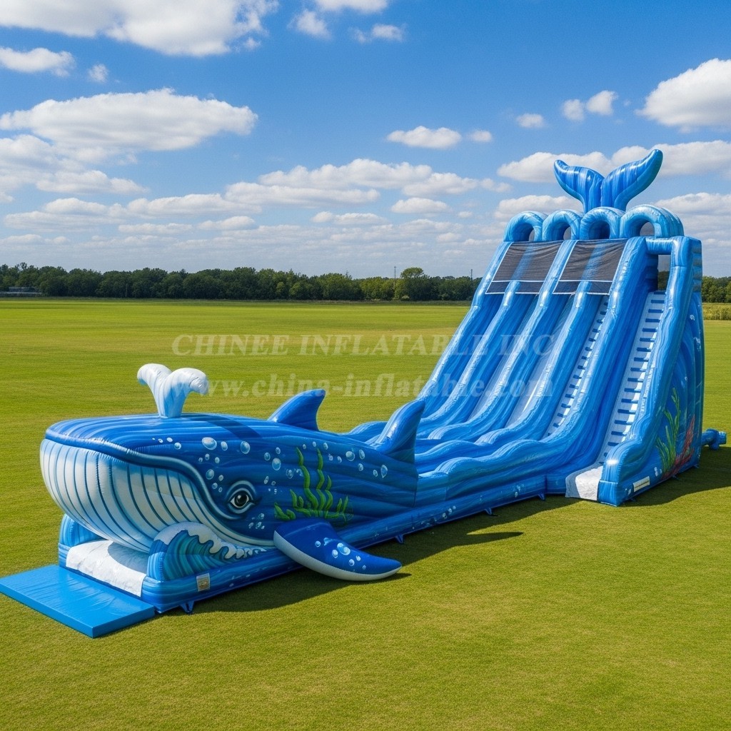 T8-7882 Whale Theme Giant Slide