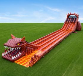 T8-8848 Blaze Monster Theme Inflatable Slide