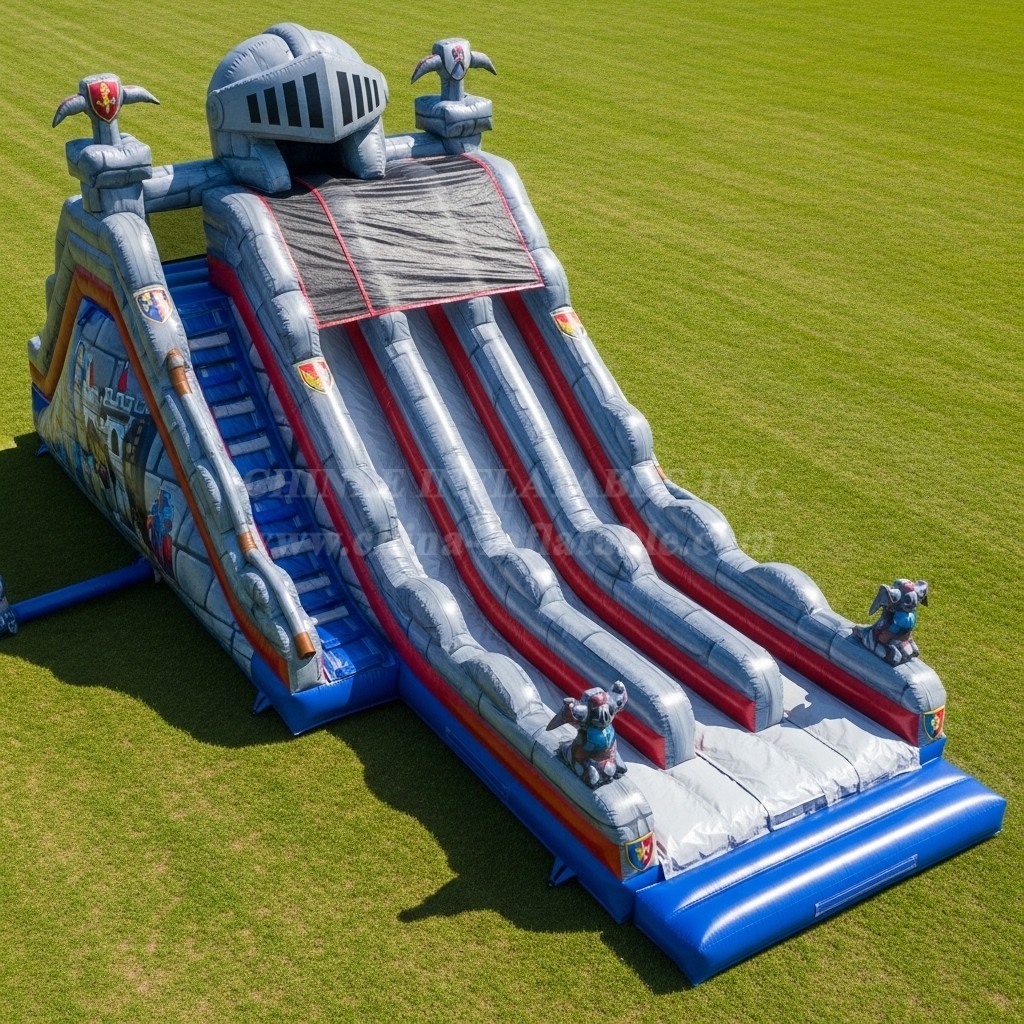 T8-9047 Knight Theme Inflatable Slide