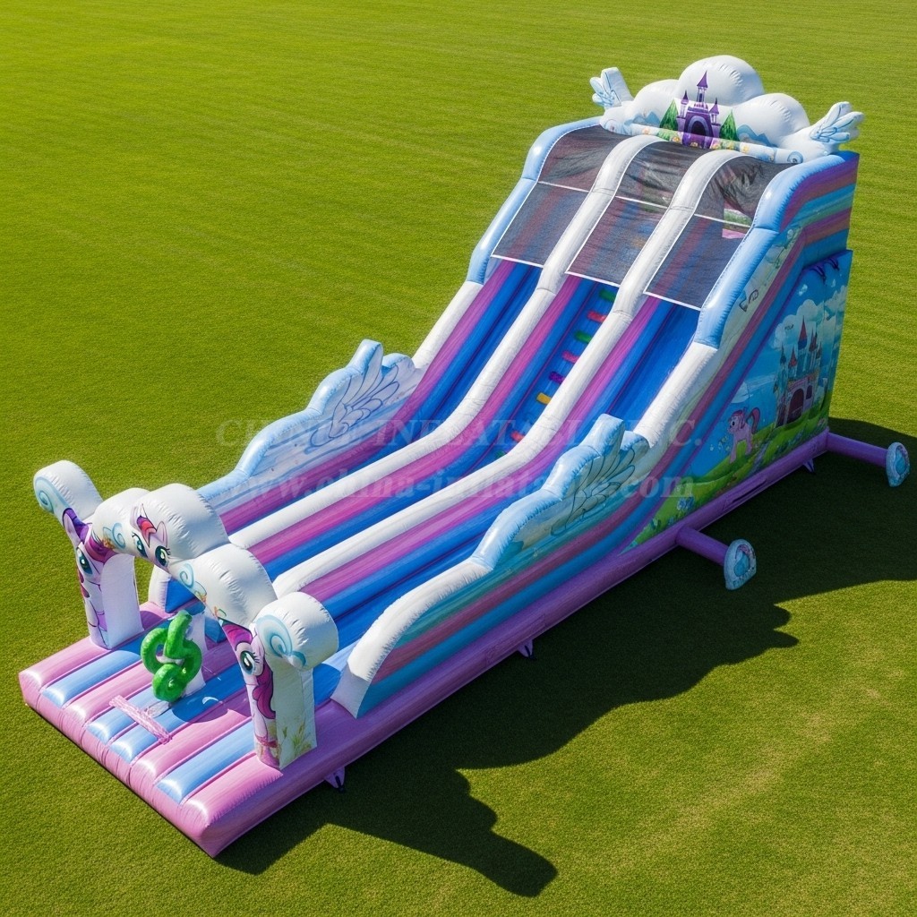 T8-9121 Unicorn Inflatable Slide