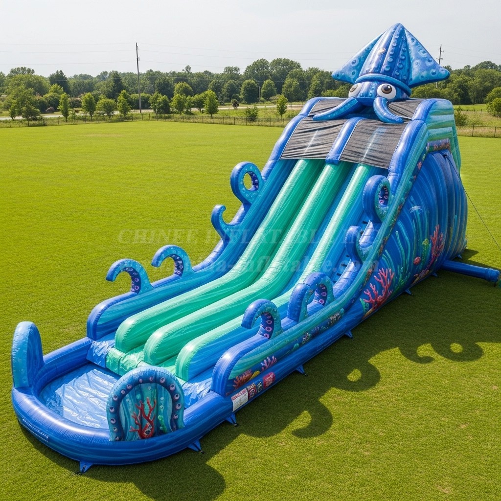 T8-9240 Octopus Inflatable Water Slide