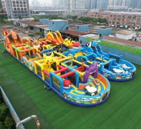 CR2-106 Pokemon Theme Challenging Run Giant Inflatable Obstacle Courses