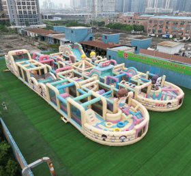 CR2-109 Pop Mart Theme Challenging Run Giant Inflatable Obstacle Courses