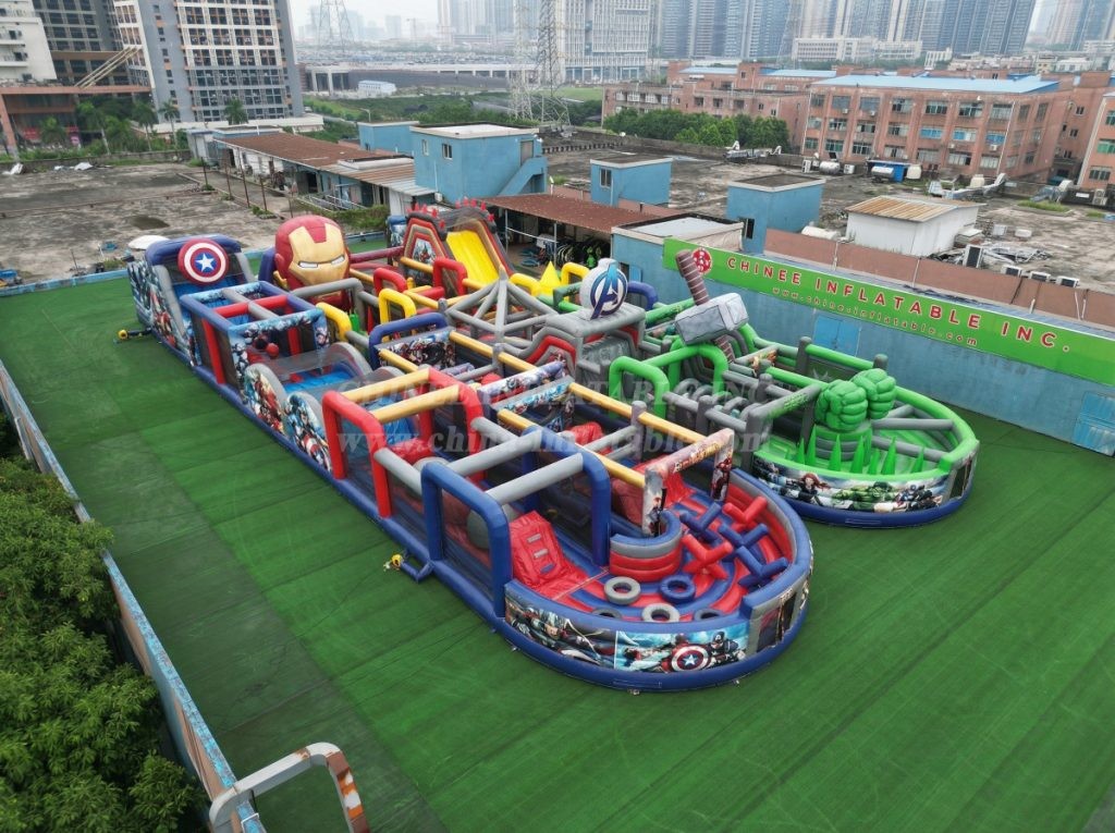CR2-141 The Avengers Theme Challenging Run Giant Inflatable Obstacle Courses