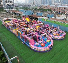 CR2-179 Butterfly Theme Challenging Run Giant Inflatable Obstacle Courses