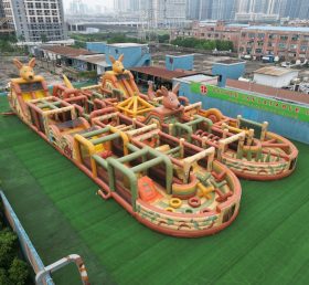 CR2-205 Kangaroo Theme Challenging Run Giant Inflatable Obstacle Courses