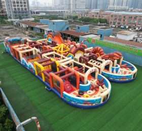 CR2-209 Lobster Theme Challenging Run Giant Inflatable Obstacle Courses