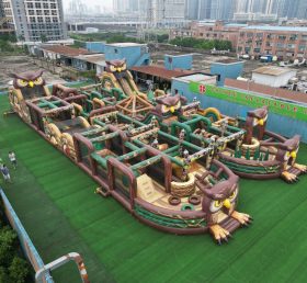 CR2-218 Owl Theme Challenging Run Giant Inflatable Obstacle Courses