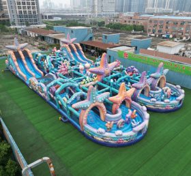 CR2-237 Starfish Theme Challenging Run Giant Inflatable Obstacle Courses
