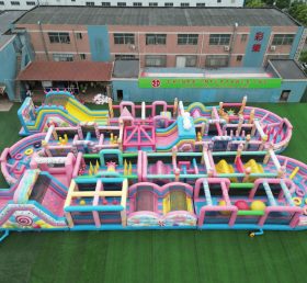 CR2-278 Candy Theme Challenging Run Giant Inflatable Obstacle Courses