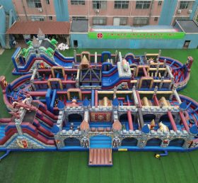 CR2-307 Knight Theme Challenging Run Giant Inflatable Obstacle Courses