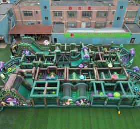 CR2-311 Magic Forest Theme Challenging Run Giant Inflatable Obstacle Courses