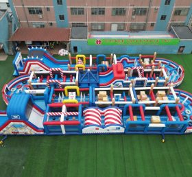 CR2-322 Post Office Theme Challenging Run Giant Inflatable Obstacle Courses