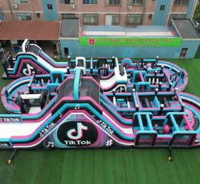 CR2-331 TikTok Theme Challenging Run Giant Inflatable Obstacle Courses