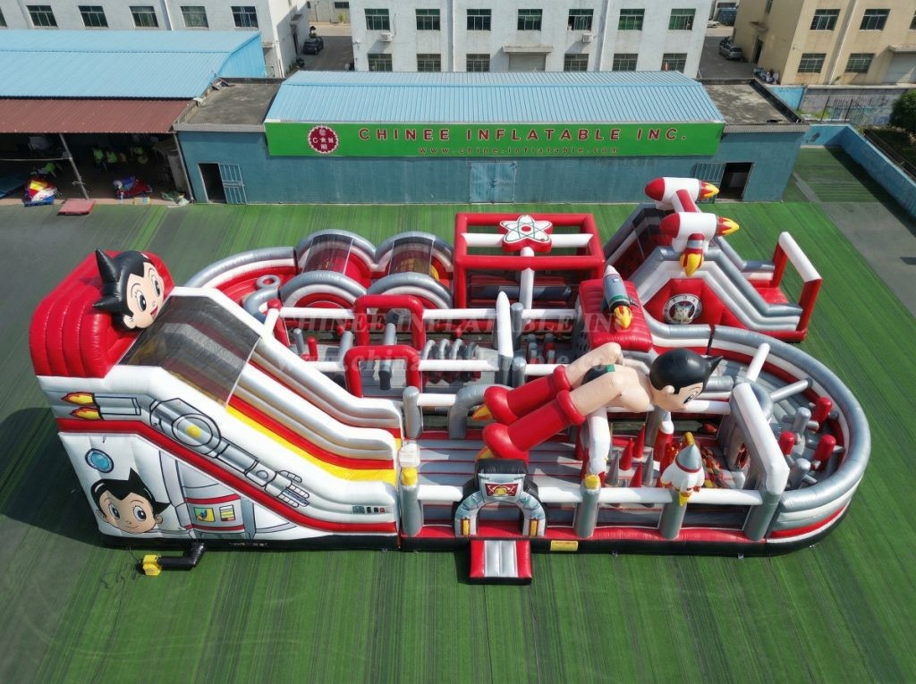CR2-360 Astro Boy Theme Challenging Run Giant Inflatable Obstacle Courses