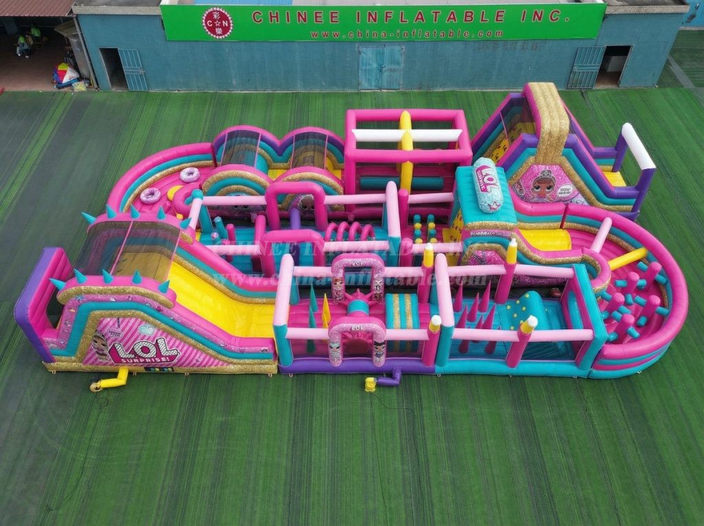 CR2-399 L.O.L. Surprise Theme Challenging Run Giant Inflatable Obstacle Courses